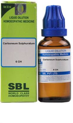 SBL Carboneum Sulphuratum Dilution 6 CH